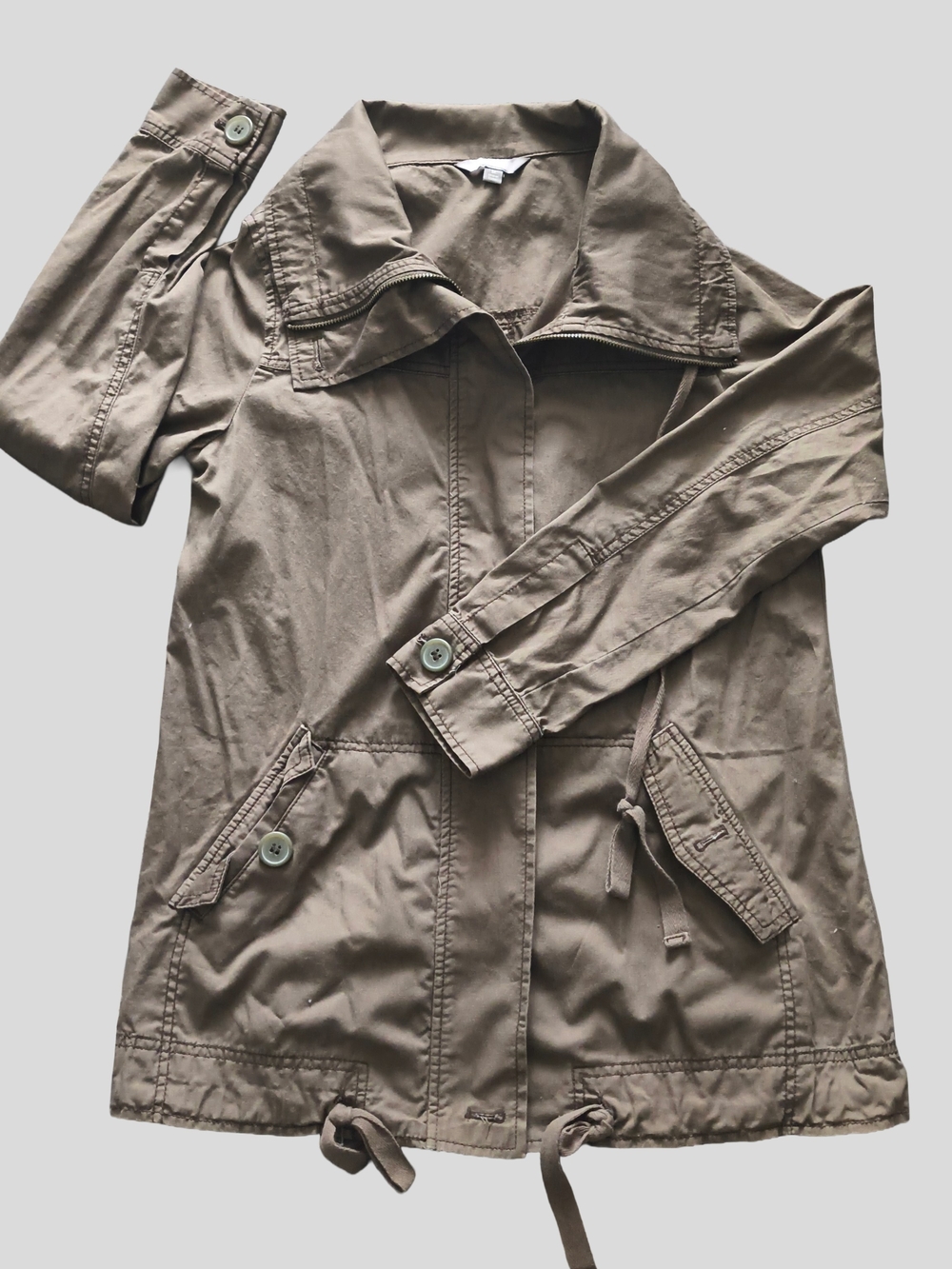 Rubbish Women's Green Utility Anorak Jacket